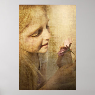 Für die Liebe von Blume Poster