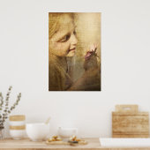 Für die Liebe von Blume Poster (Küche)