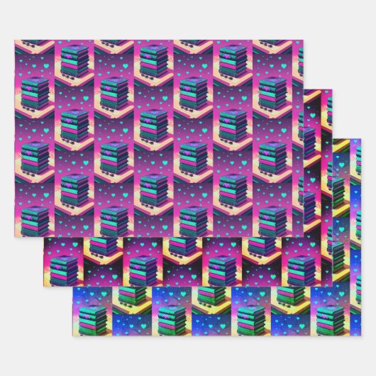 Für die Liebe von Büchern Geschenkpapier Set (Set)