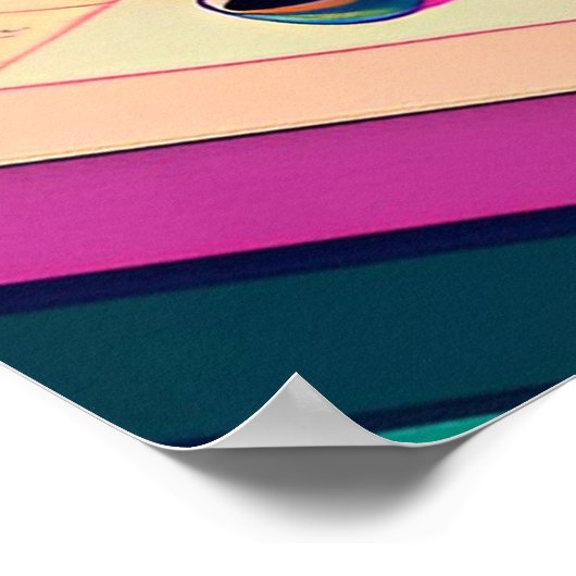 Für die Liebe von Büchern Poster (Ecke)