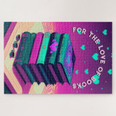 Für die Liebe von Büchern Puzzle (Horizontal)