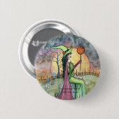 Für die Liebe von Halloween Button-Button Button (Vorne & Hinten)