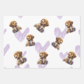 Für die Liebe von Hunden Geschenkpapier Set (Vorderseite)