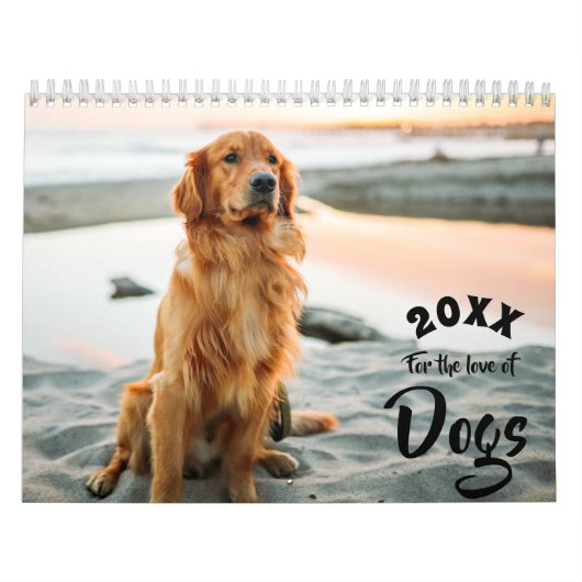 Für die Liebe von Hunden-Kalender des benutzerdefi Kalender (Titelbild)