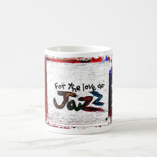 für die Liebe von Jazz Kaffeetasse (Mittel)