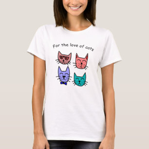 Für die Liebe von Katzen T - Shirt
