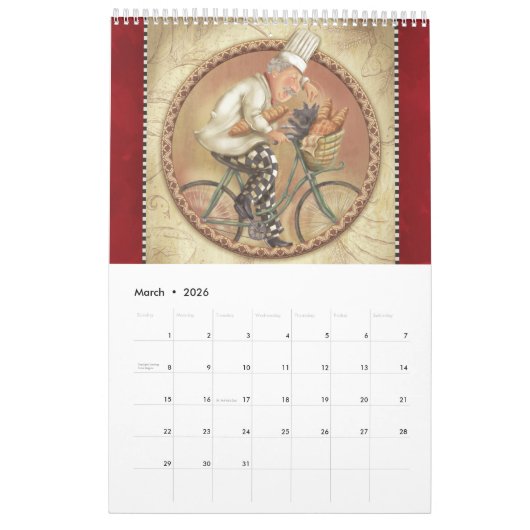 Für die Liebe von KÖCHEN Kalender 2023 (Mär 2026)