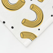 Für die Liebe von Mac und Käse Fleecedecke (Ecke)