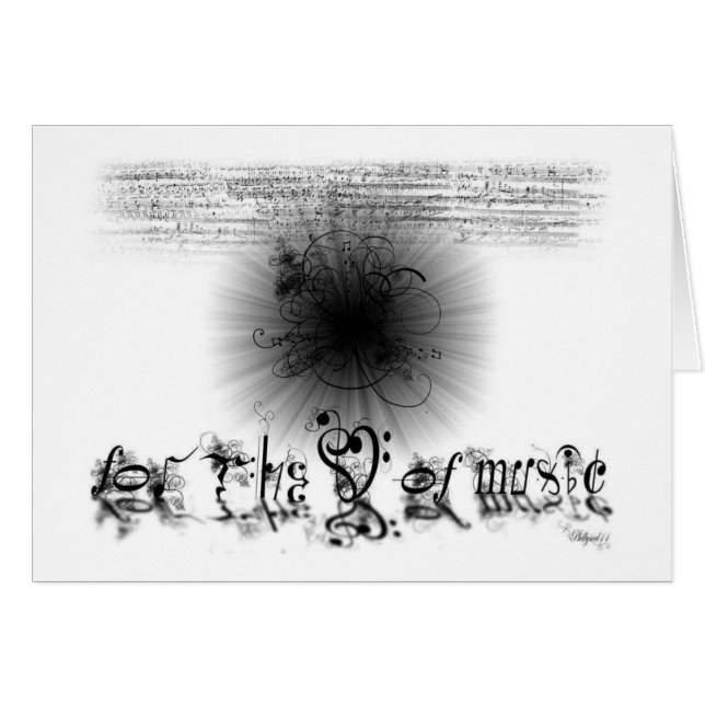 Für die Liebe von Musik (Vorderseite (Horizontal))