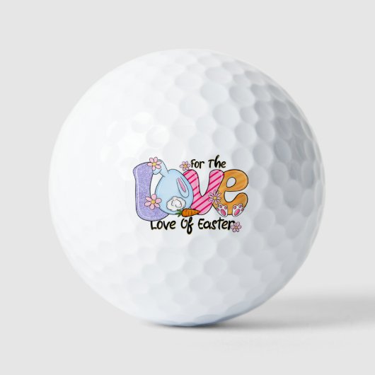 Für die Liebe von Ostern Golfball (Vorderseite)