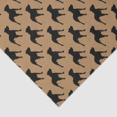 Für die Liebe von Pitbullen Seidenpapier (Ausschnitt)