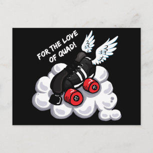 Für die Liebe von Quad Postkarte