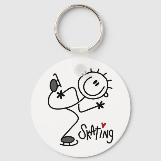 Für die Liebe von Skaten Tshirts und Geschenken Schlüsselanhänger (Vorderseite)