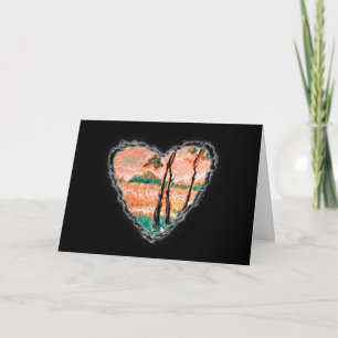 Für die Liebe von Sommerzeit Feiertagskarte