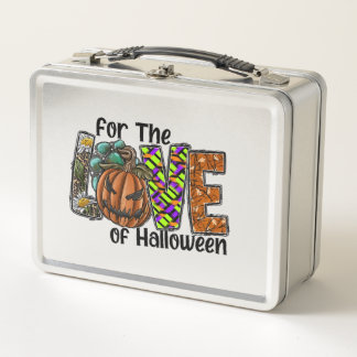 Für die Liebe zu Halloween Metall Brotdose