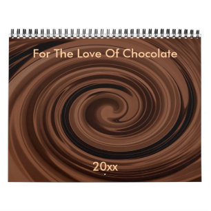 Für die Liebe zu Schokolade anpassbarer Kalender