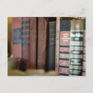 Für die Liebe zu Vintage-Büchern Postkarte