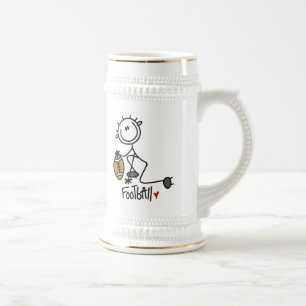 Für die Liebe zum Fußball Bierglas