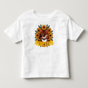 Für die Liebe zur Maryland Dreifarbenkatze Kleinkind T-shirt