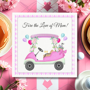 Für die Liebe zur Mutter Muttertags-Golf-Brunch Serviette