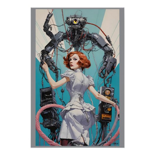Für die Liebe zur Robotik Poster (Vorderseite)