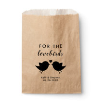 Für die Lovebirds: Hochzeitssende Vogelsäcke absch