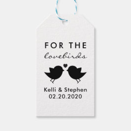 Für die Lovebirds, Hochzeitstorte Geschenkanhänger