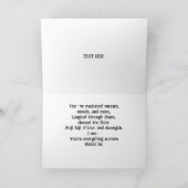 Für die lustige, echte Mama Grußkarte Dankeskarte (Innenseite)