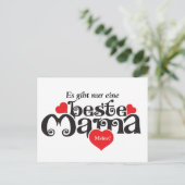 Für die Mama.. Postkarte (Stehend Vorderseite)