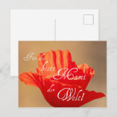 Für die Mami der Welt! Postkarte (Vorne/Hinten)