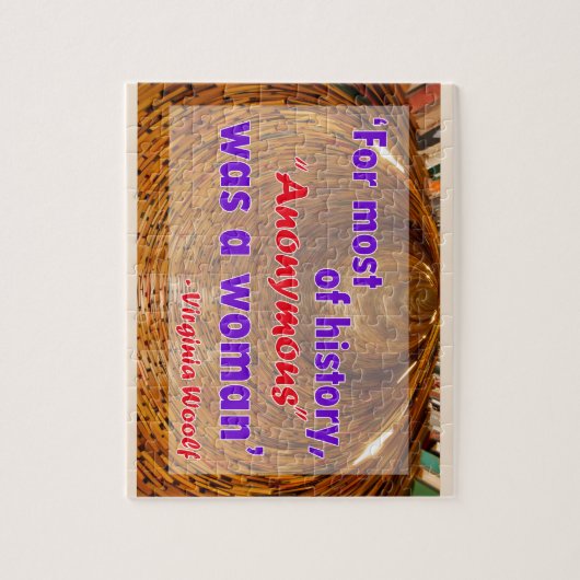 Für die meisten von Geschichte, war eine Frau Puzzle (Vertikal)