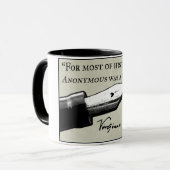 "Für die meisten von Geschichte, war eine Frau Tasse (Vorderseite Links)