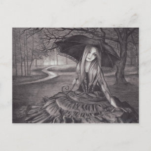 Für die Morgendämmerung gewartet Postkarte