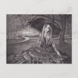 Für die Morgendämmerung gewartet Postkarte