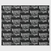 Für die Nacht reserviert Geschenkpapier (Flach)