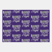 Für die Nacht reserviert Geschenkpapier Set (Vorderseite 3)