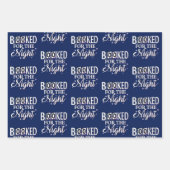 Für die Nacht reserviert Geschenkpapier Set (Vorderseite 2)