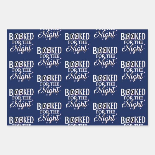 Für die Nacht reserviert Geschenkpapier Set (Vorderseite 2)