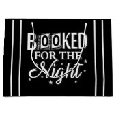 Für die Nacht reserviert Große Geschenktüte (Vorderseite)