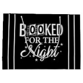 Für die Nacht reserviert Große Geschenktüte (Rückseite)