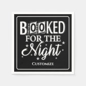 Für die Nacht reserviert Serviette (Vorderseite)