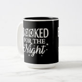 Für die Nacht reserviert Zweifarbige Tasse (Vorderseite Links)