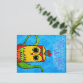 Für die Nachtschwärmer Postkarte (Stehend Vorderseite)