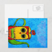 Für die Nachtschwärmer Postkarte (Vorne/Hinten)