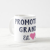 Für die Oma Navy & Bright Pink Tasse (Vorderseite Links)