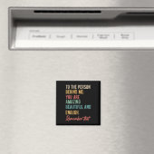 Für die Person hinter mir Sie Problem Selbst-Liebe Magnet (In Situ (Geschirrspüler))