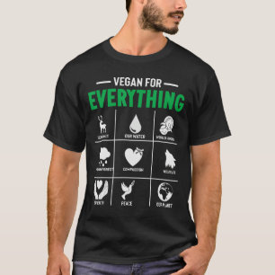 Für die Pflanze vegan für alles für Vegetarier T-Shirt