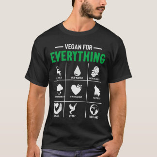 Für die Pflanze vegan für alles für Vegetarier T-Shirt