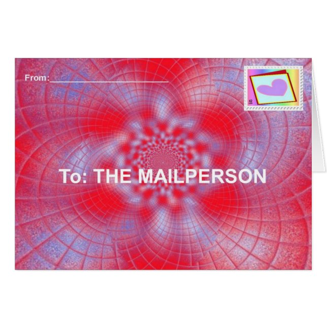 Für die Postpersonenkarte (Vorderseite (Horizontal))