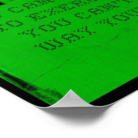 Für die Quotes-Collage der Fitness gerissen Poster (Ecke)